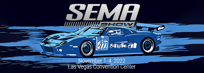 SEMA Show banner for Las Vegas Show 2022